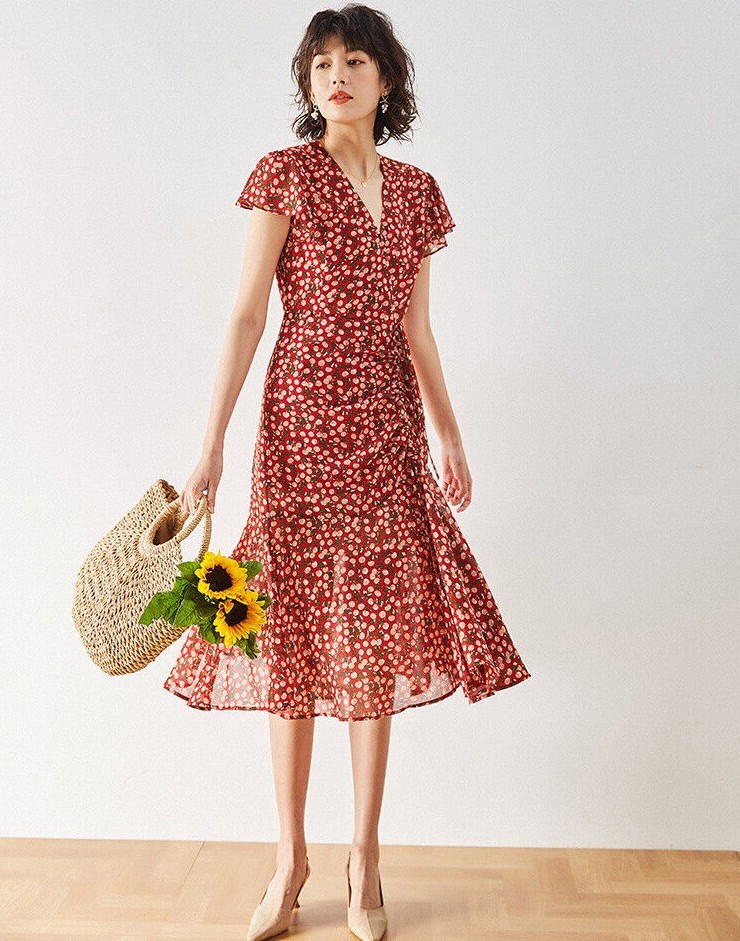 women's a line floral dress A-Line Dresses for Women Size 4 6 8 10 Small Medium Midi Short Sleeve New this charming mini dress vendor:JUMP Shiny PVC Leather Full Size:US0