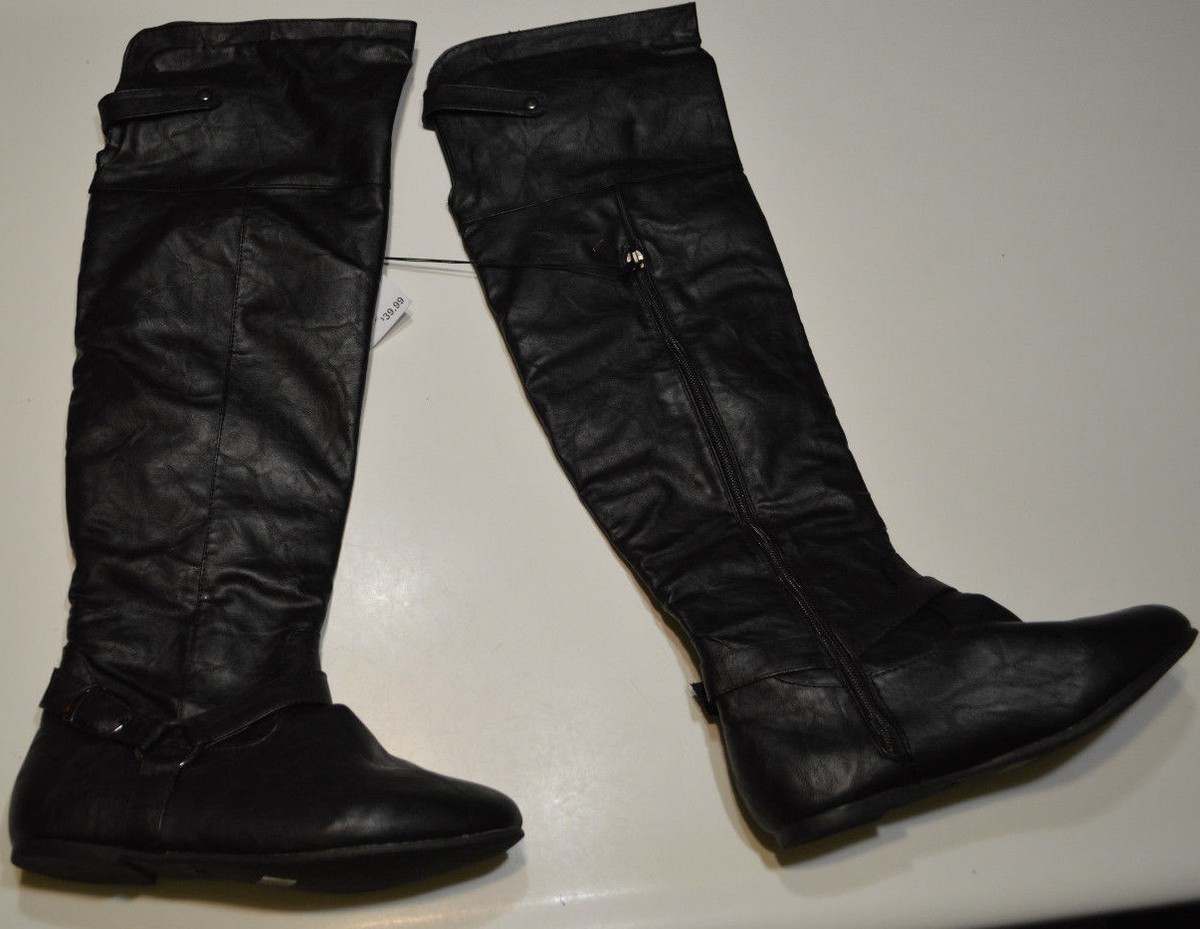 Knee Boots Rue 21 Etc Boots Rue 21 ETC! Womans Mid Calf Boot Black