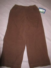 nwt Cotton blu brown cord elastic waist pants boys 4 free ship USA