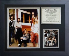 11x14 FRAMED FLEETWOOD MAC ALBUM LIST MICK STEVIE NICKS 8X10 PHOTO 