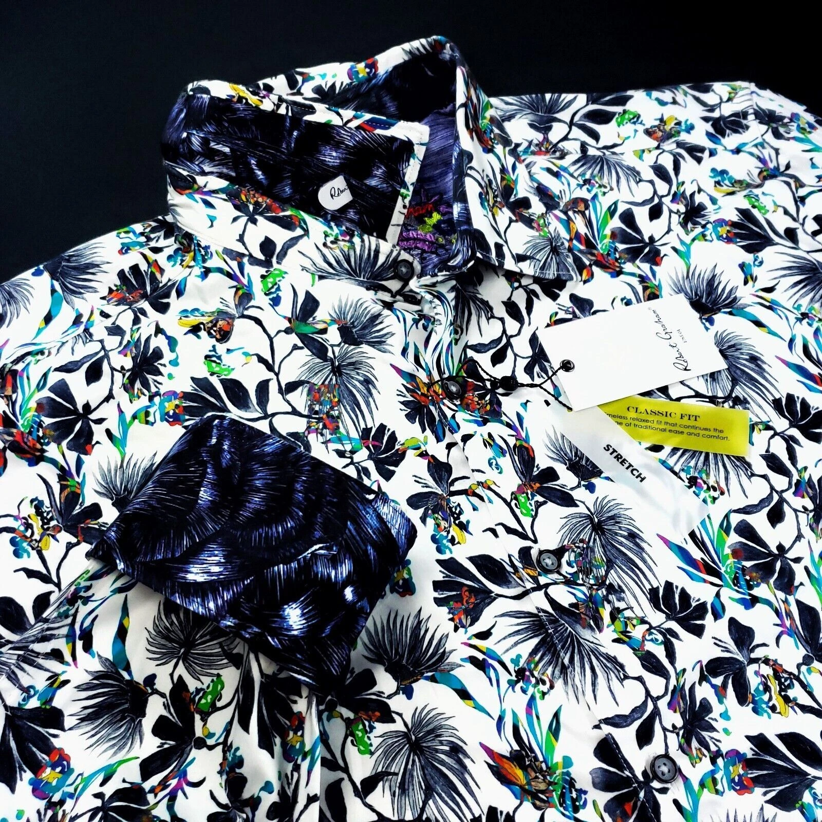 Robert Graham Rainbow Bloom Floral print Shirt 1XLT 2XLB 3XLB BIG TALL NWT
Opens in a new window or