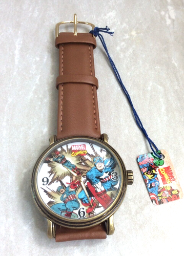 Marvel Comics Herrenuhr Vintage noch nagelneu unbenutzter Zustand seltener Fund! - Bild 1 von 2