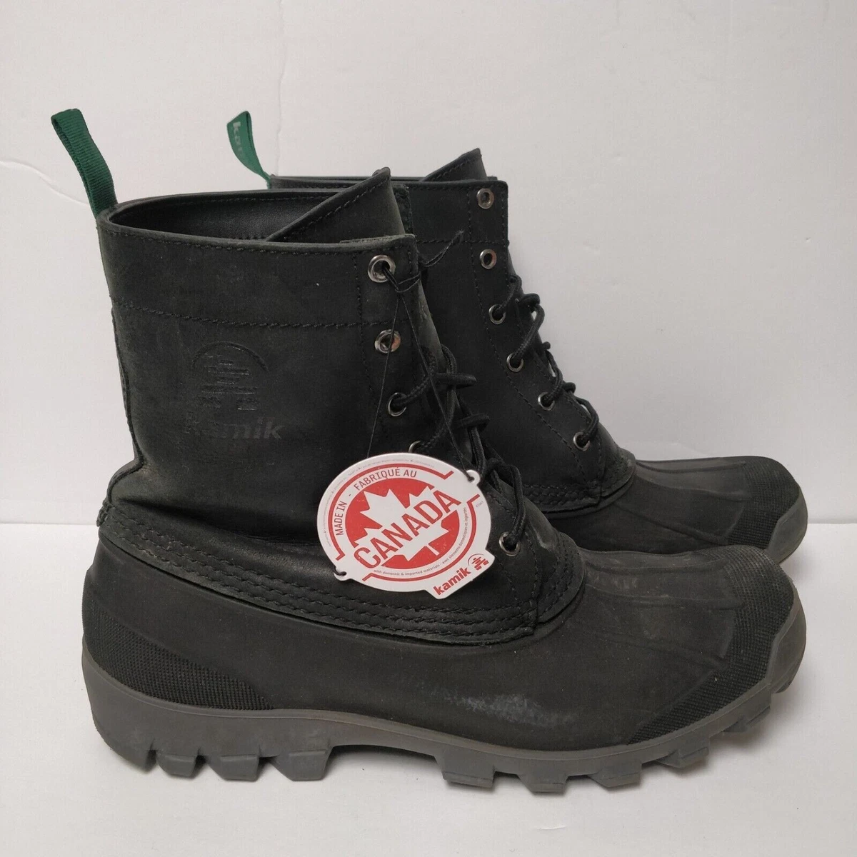 Kamik Yukon 6 Insulated Waterproof Duck Boots Black 11