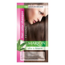 Temporary Hair Colour Shampoo Dye Sachet 4 to 8 Wash Out 40ml + GLOVES