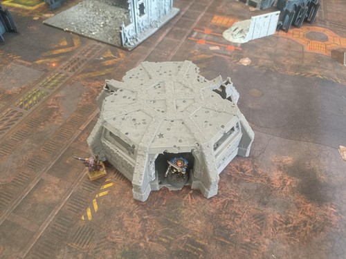 Beschädigter Bunker Sci-Fi, Fantasie/mittelalterliche Landschaft - 2. Weltkrieg 28 mm - Bild 3 von 5