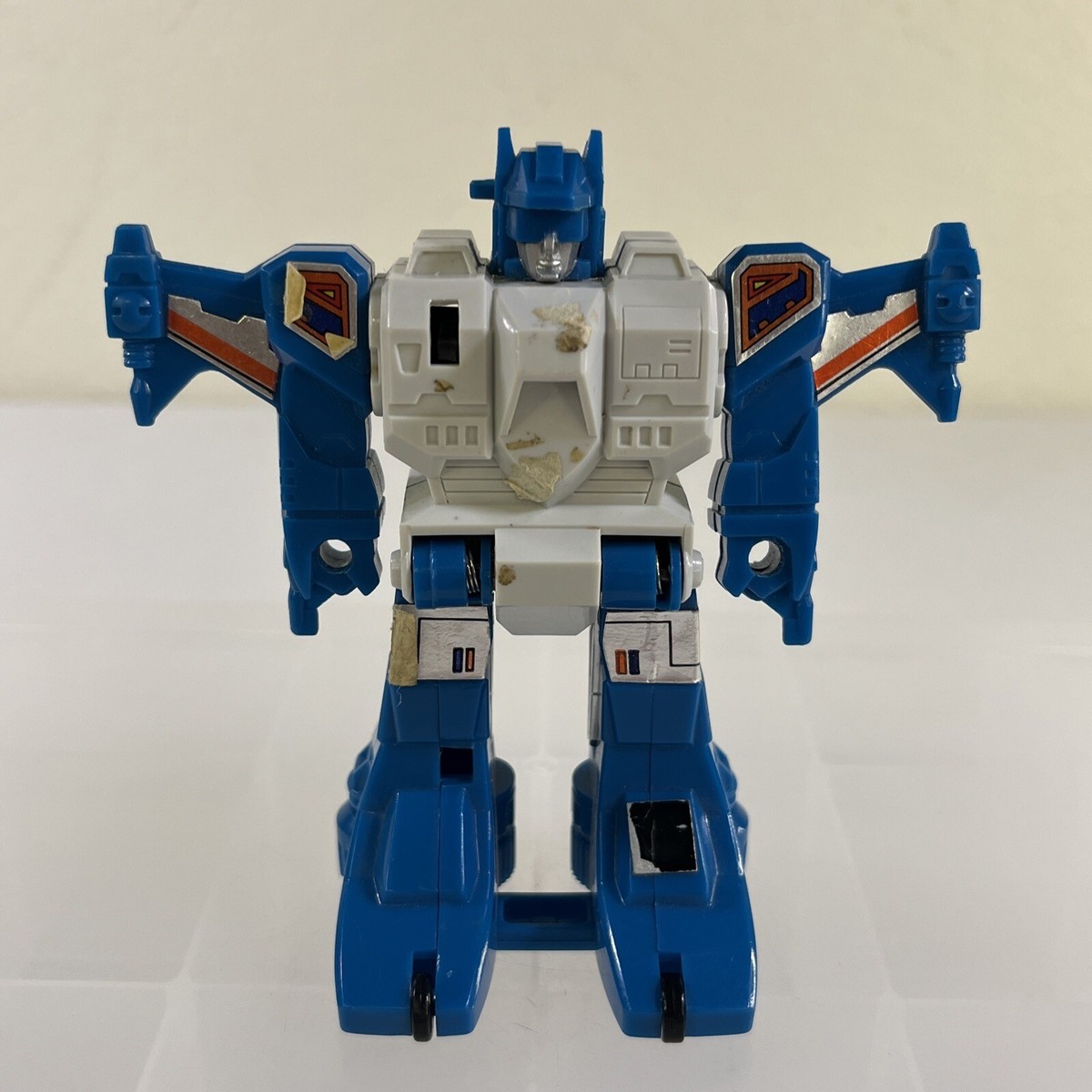 Takara 1984 Transformers Topspin Transforming Figure Incomplete