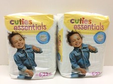 2 - Cuties Essentials Diapers Size 6 35 lbs 23 Pack