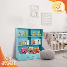 Kids' Storage Organizer, 3-tier Bookcase, Home Organization Toy Bookcase