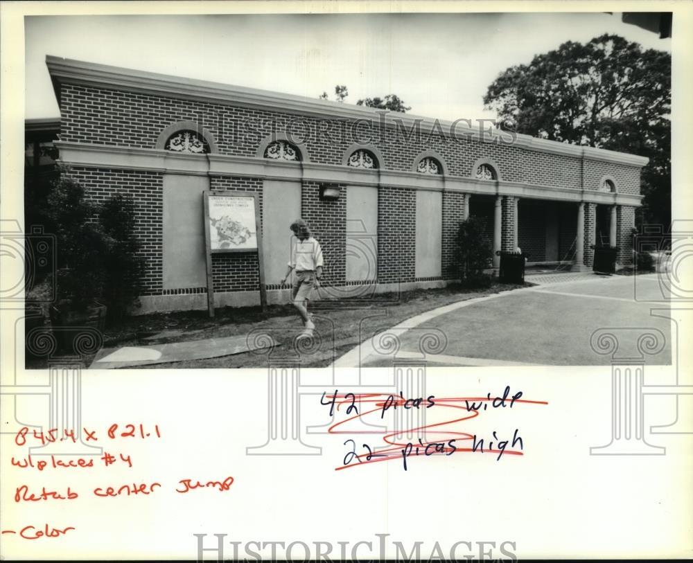 1990 Press Photo Audubon Zoo - Tropical Bird House, Exterior, New