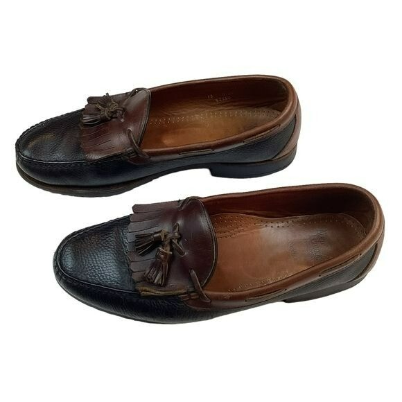 SAOLA Mocassino Allen Edmonds Nashua Kiltie nappa nero marrone da uomo