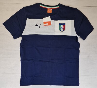 10101 ITALIA PUMA T-SHIRT SHIRT COTTON TEE SHIRT JERSEY TRIKOT