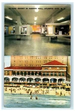 Du Pont Exhibit In Haddon Hall Boardwalk Atlantic City New Jersey NJ Postcard