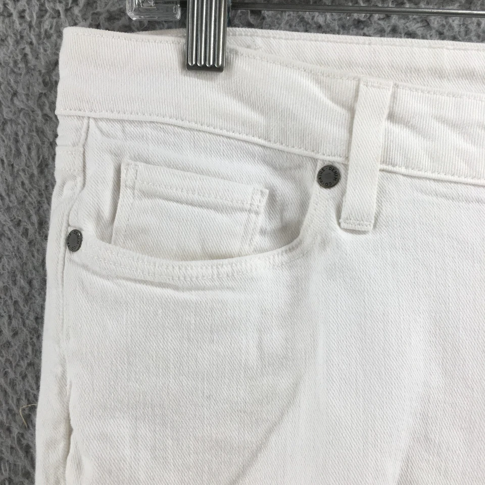 Jeans skinny feminino Paige Jimmy Jimmy 29 (real 34x29,5) jeans branco cintura média - Imagem 4 de 4