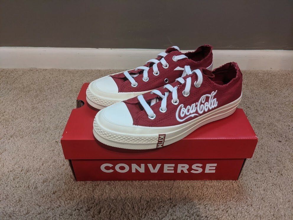 coca cola converse red