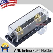 ANL GOLD Inline Fuse Holder Universal Ring Terminal Connection Marine Grade USA