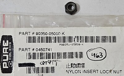 NEW 2001-2020 Genuine Polaris Sportsman Predator Scrambler Lock Nut OEM 0450741
