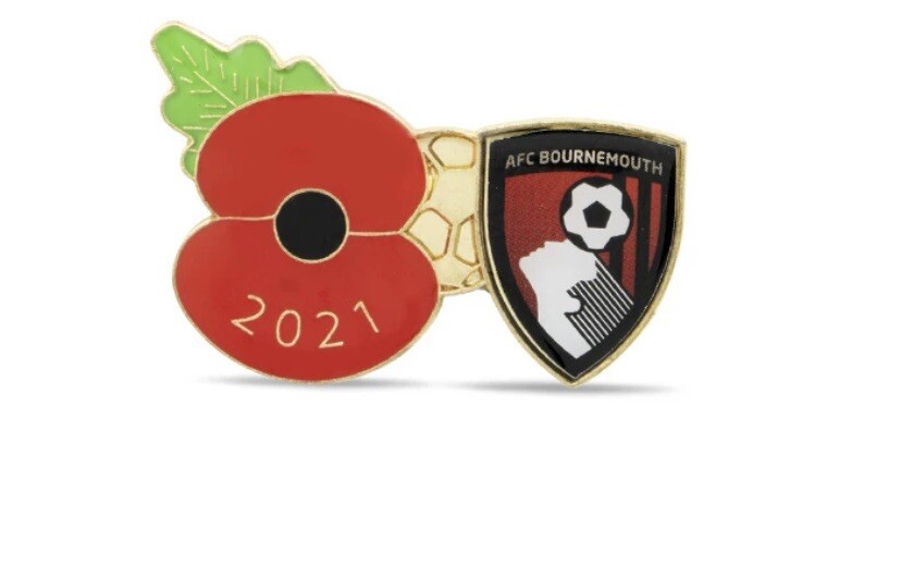 2021 Official Remembrance Pin Brand Bournemouth