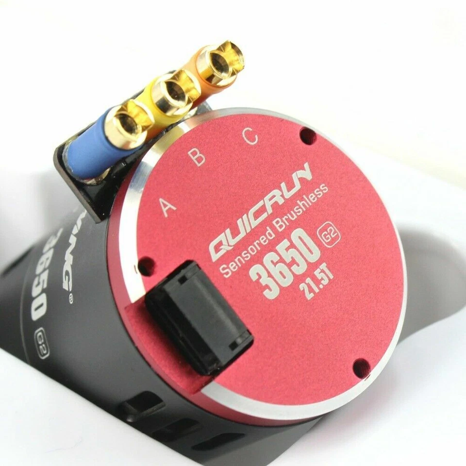 Hobbywing Quicrun 60A 25.5T Motor + Card For 1/14 Tractor Truck 1/10 RC Crawler - Image 2 of 4