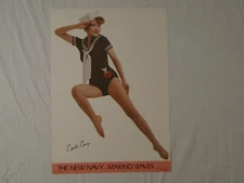 New Navy Poster Sexy 1970s Girl Pinup Pro Arts Medina Ohio 20 x 28