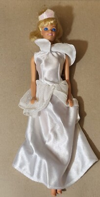 1990 Bridal Barbie Doll White Wedding Dress Bride Mattel VGUC C212