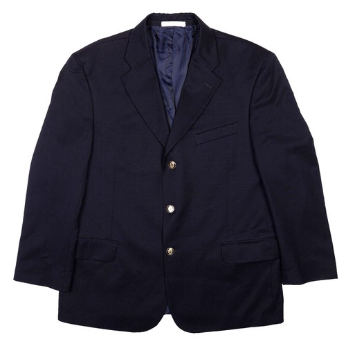Yves Saint Laurent 3 Buttons Blue Blazer Jacket 40 50 Italy Made