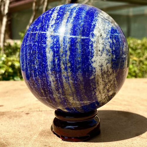 3.54LB Natural Lapis lazuli jasper Quartz Sphere Crystal Ball Reiki Healing - 第 1/13 張圖片