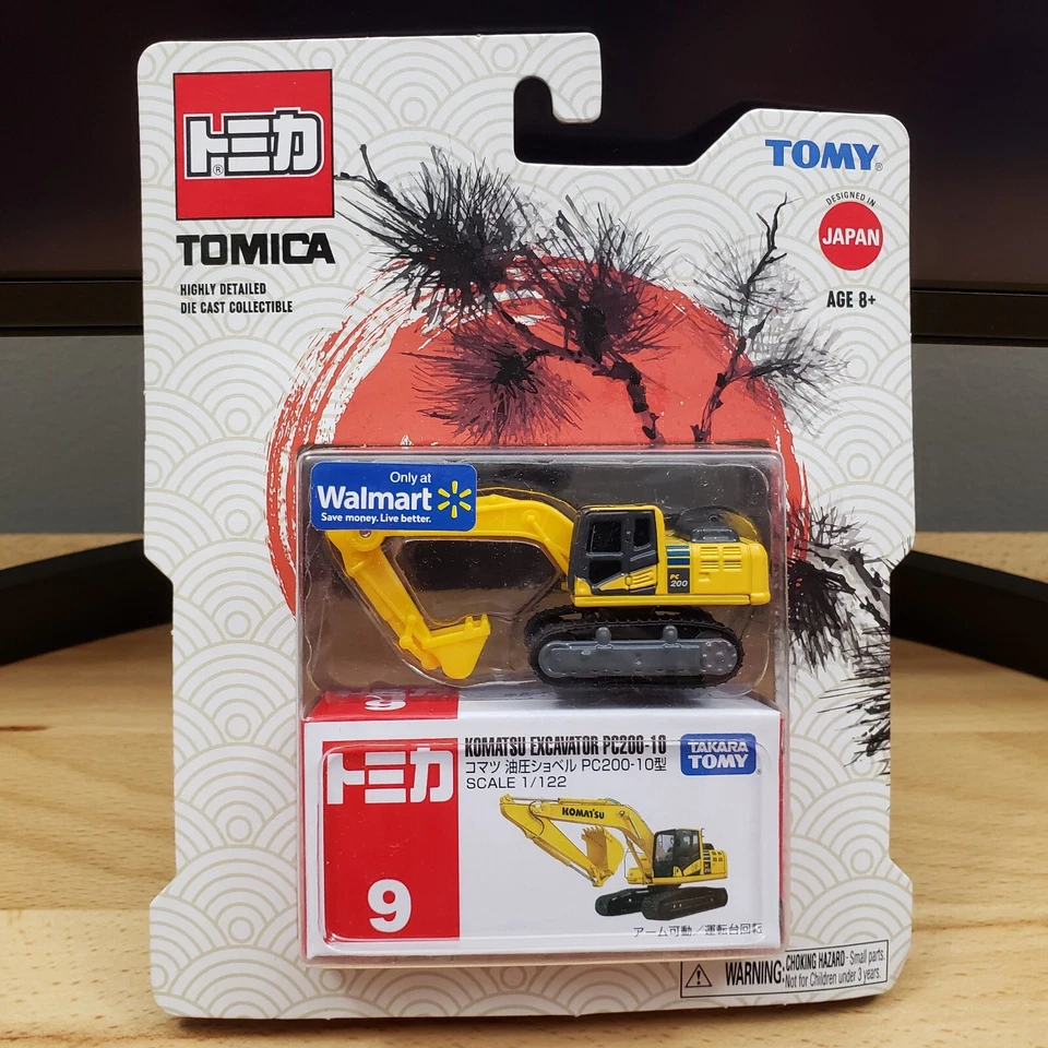 Tomica Tomy Komatsu Excavator PC200-10 Diecast 1:122 Includes Storage Box - Image 2 of 4