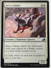 Helica Glider - Ikoria: Lair of Behemoths - Magic the Gathering MTG Nice!