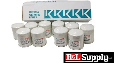 10PK GENUINE KUBOTA ENGINE OIL FILTER # HH160-32093 & 16271-32090 SHOP PACK