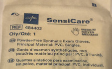 10 Pairs SensiCare Power free synthetic exam gloves large