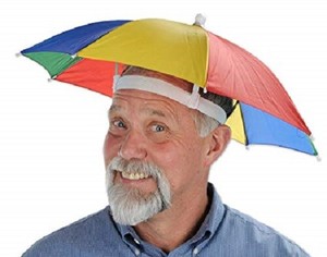funny rain hat