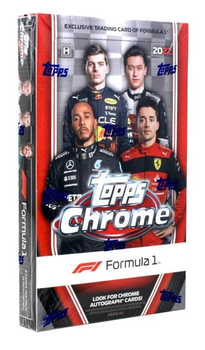 2022 TOPPS CHROME FORMULA 1 RACING HOBBY BOX BLOWOUT CARDS