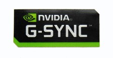 Nvidia G-Sync Sticker 10 x 22mm 2020 Version OEM