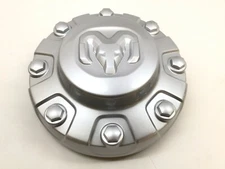 2019-2022 RAM 3500 rear argent silver steel 17" wheel 8 lug Center Hub Cap OEM