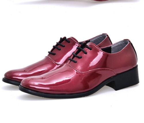 Heißer Verkauf Abendschuhe Herren Hochzeit spitz zulaufend elegant formell Riemchen britische Größe - Bild 8 von 16