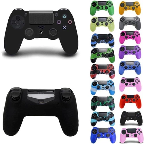 Silicone Rubber Cover Case Skin Protection for Sony Playstation 4 PS4 Controller