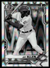 2021 Bowman Draft Chrome B&W Lava Jay Allen Cincinnati Reds #BDC-11