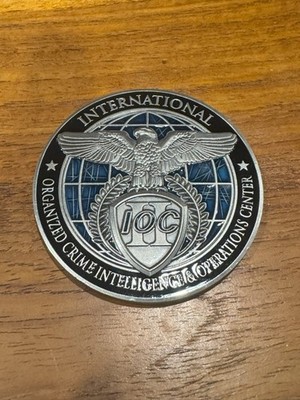 HSI/ICE International Organized Crime Intelligence & Operations Challenge Coin 