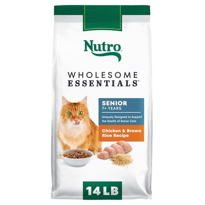 Nutro Senior Cat Food Chicken Brown Rice 14lb