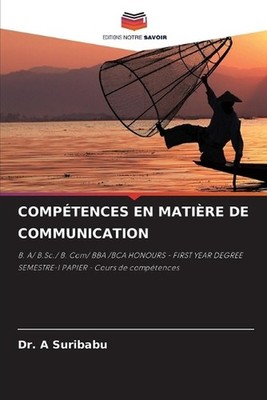 Comptences En Matire de Communication by Dr A. Suribabu (French) Paperback Book