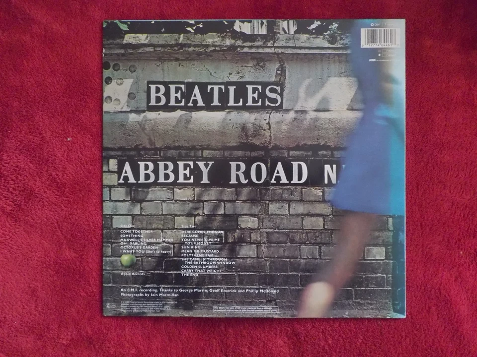 The Beatles - Abbey Road      prima German EMI Parlophone LP  RE - Bild 4 von 4