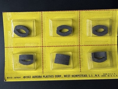 6x AURORA AFX OEM Thunderjet 500 or Non Magna-traction Motor Magnets #1350 - NOS