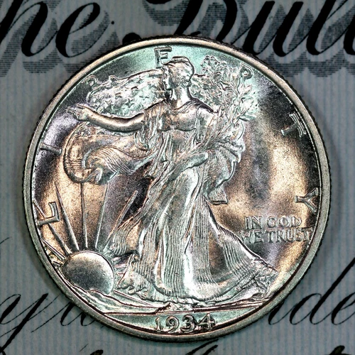 * 1934-S * SUPERB+ GEM BU MS WALKING LIBERTY HALF-DOLLAR * FROM COLLECTION