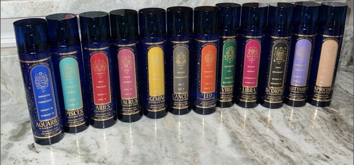 Bath & Body Works Limited Edition ZODIAC Collection All 12 Signs