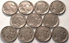 Lot (11) Better Buffalo Nickels 1913 D Type 1, UNC Ty2 1914 1916 S 1924 D 1931 S