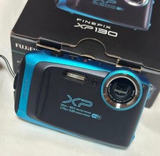 FUJIFILM Finepix XP130 Camera Blue Waterproof - Excellent Used Condition