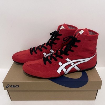 ASICS EX-EO 1083A001 TWR900 Red White Window Black Wrestling Boxing Shoes