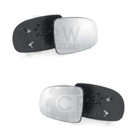 AußEnspiegel Ersatzglas Spiegelglas Set FüR Opel Corsa C 10/00- AsphäRisch