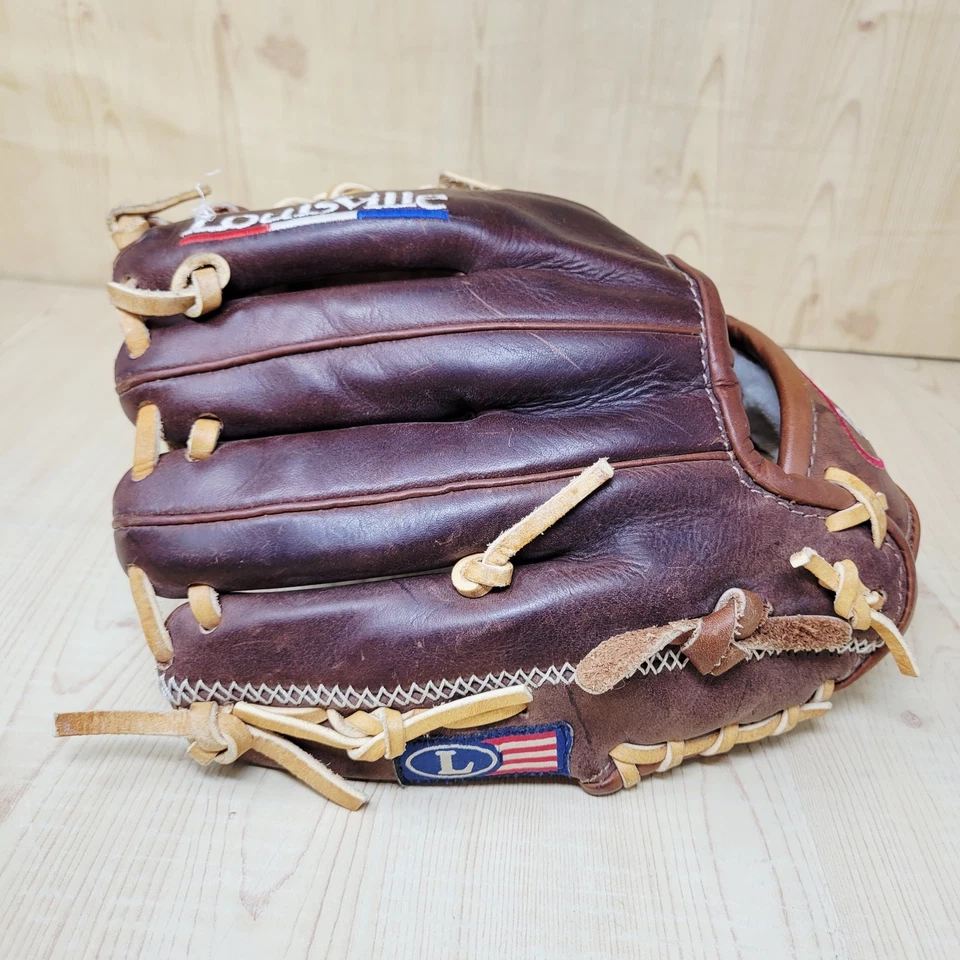 GUANTE DE BÉISBOL LOUISVILLE SLUGGER ICON IC1150 11.5" DERECHO HECHO EN EE. UU. MANO DERECHA Foto 3 de 4