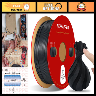 Conductive TPU Filament 1.75mm 2.2lb for 3D Printer - Flexible Electro-Conductiv